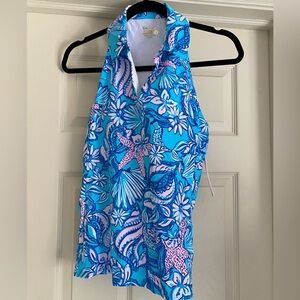 Lilly Pulitzer luxletic lakelyn bra polo 50+ UPF BRAND NEW WITH TAGS